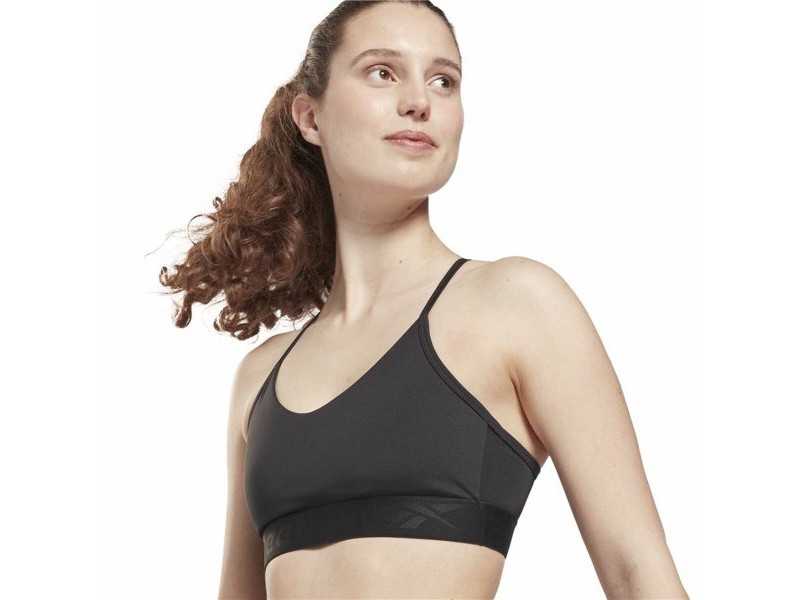 Спортен Сутиен Reebok Strappy Черен