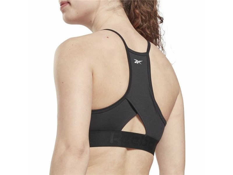 Спортен Сутиен Reebok Strappy Черен