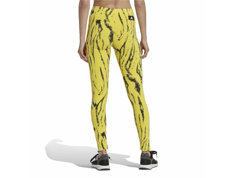 Спортни Клинове за Жени Adidas Future Icons Animal-Print Жълт