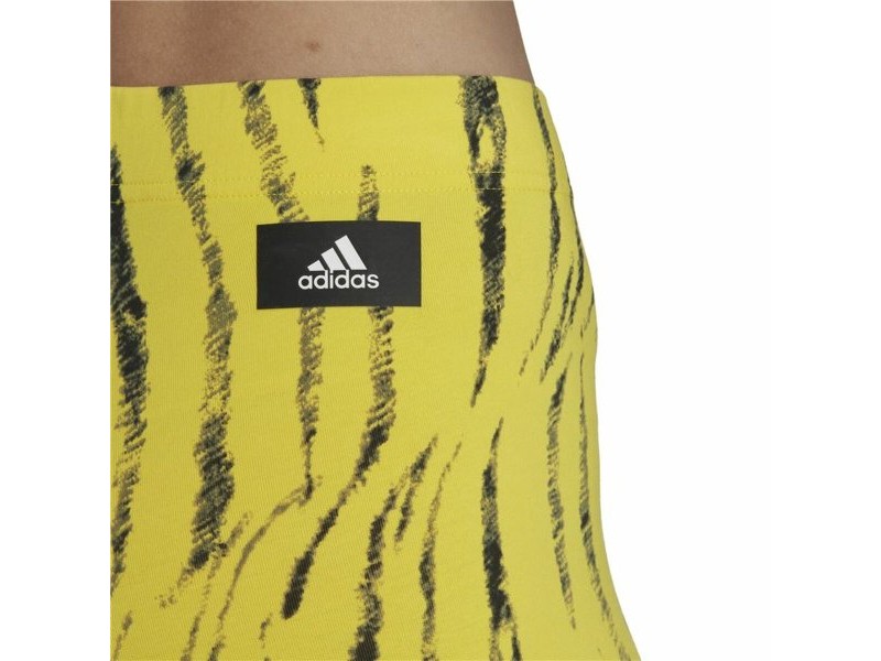 Спортни Клинове за Жени Adidas Future Icons Animal-Print Жълт