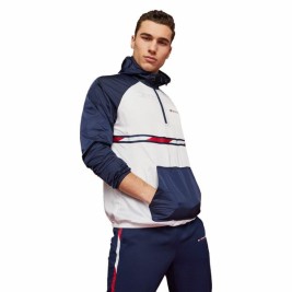 Мъжко Спортно Яке Tommy Hilfiger Colour-Blocked Тъмно синьо