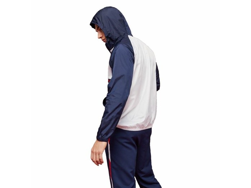 Мъжко Спортно Яке Tommy Hilfiger Colour-Blocked Тъмно синьо