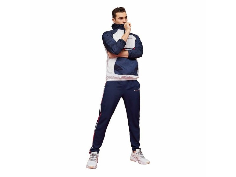 Мъжко Спортно Яке Tommy Hilfiger Colour-Blocked Тъмно синьо