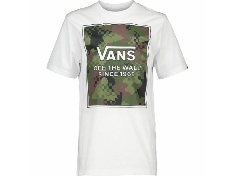 Мъжка тениска с къс ръкав Vans Camo Check Бял Мъжка тениска с къс ръкав Vans Camo Check Бял