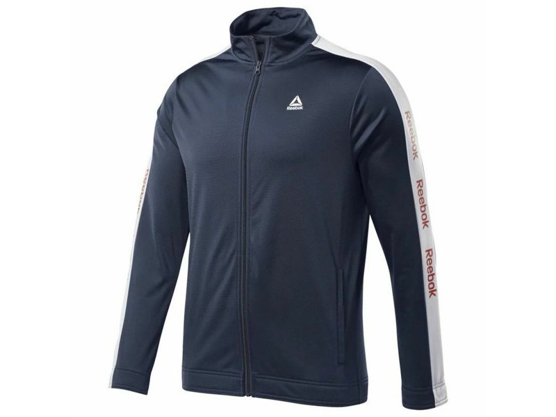 Мъжко Спортно Яке Reebok Essentials Linear Logo Тъмно синьо