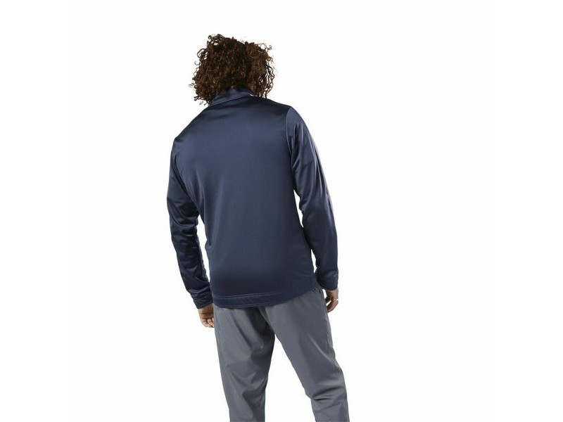 Мъжко Спортно Яке Reebok Essentials Linear Logo Тъмно синьо