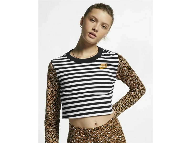 Дамска тениска с дълъг ръкав Nike Animal Print