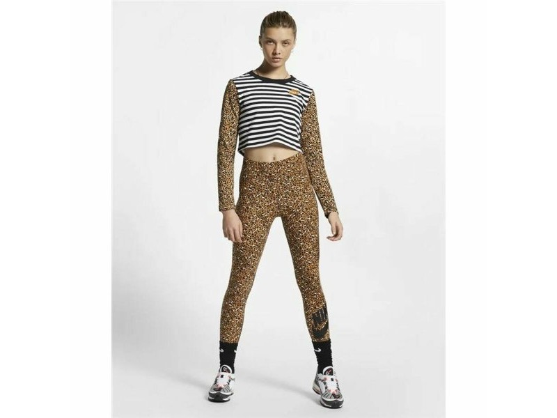 Дамска тениска с дълъг ръкав Nike Animal Print