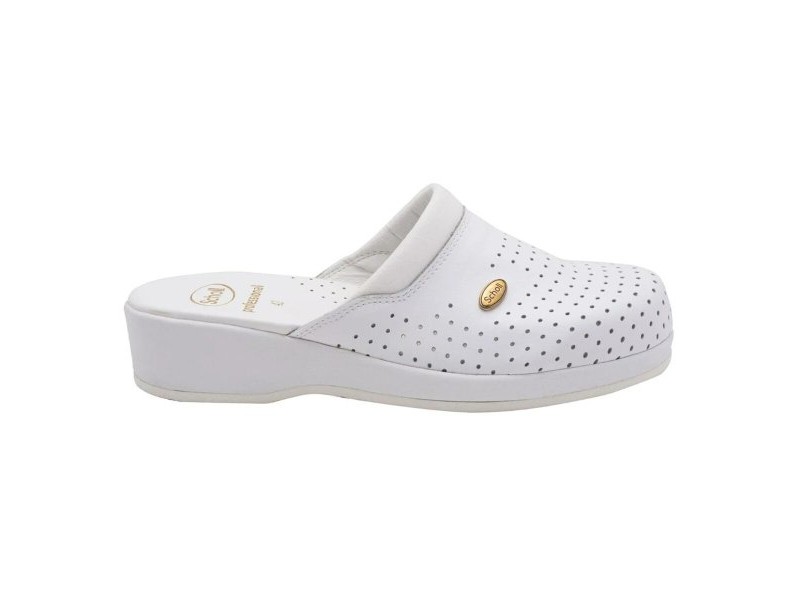 Сабо Scholl Clog Backguard Бял