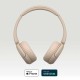 Блутут слушалки Sony WHCH520C.CE7 Сметана NaN –  BB Слушалки