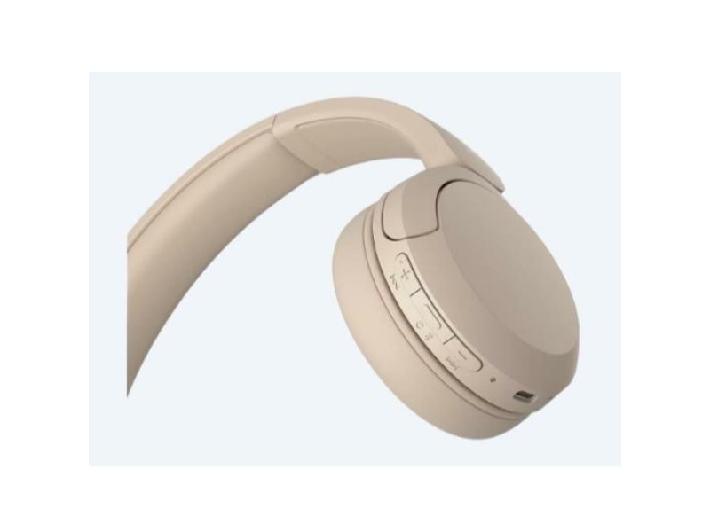 Блутут слушалки Sony WHCH520C.CE7 Сметана NaN –  BB Слушалки