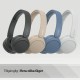 Блутут слушалки Sony WHCH520C.CE7 Сметана NaN –  BB Слушалки