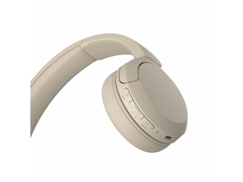 Блутут слушалки Sony WHCH520C.CE7 Сметана NaN –  BB Слушалки