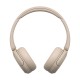 Блутут слушалки Sony WHCH520C.CE7 Сметана NaN –  BB Слушалки