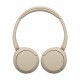 Блутут слушалки Sony WHCH520C.CE7 Сметана NaN –  BB Слушалки