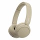 Блутут слушалки Sony WHCH520C.CE7 Сметана NaN –  BB Слушалки