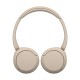 Блутут слушалки Sony WHCH520C.CE7 Сметана NaN –  BB Слушалки