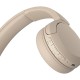 Блутут слушалки Sony WHCH520C.CE7 Сметана NaN –  BB Слушалки