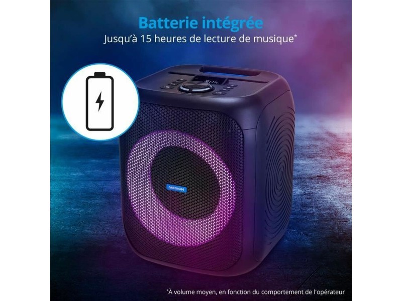 Преносими блутут колони Medion Черен 50 W NaN –  BB Преносими Bluetooth високоговорители