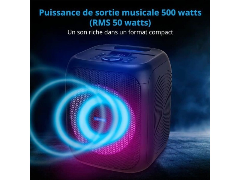 Преносими блутут колони Medion Черен 50 W NaN –  BB Преносими Bluetooth високоговорители
