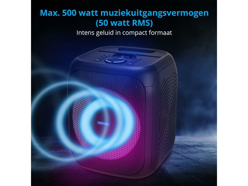 Преносими блутут колони Medion Черен 50 W NaN –  BB Преносими Bluetooth високоговорители
