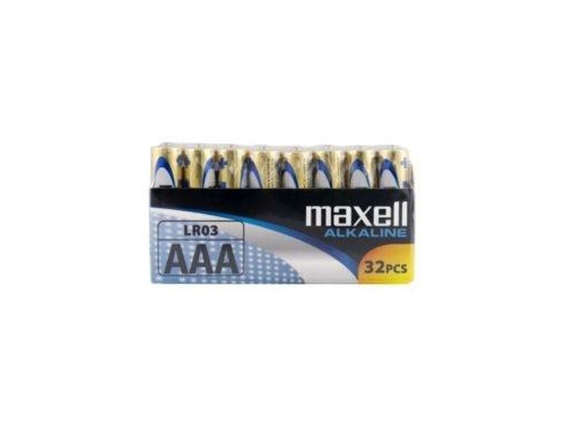 LR03 Алкални батерии Maxell AAA (32 Части) (16 броя) NaN –  BB Батерии