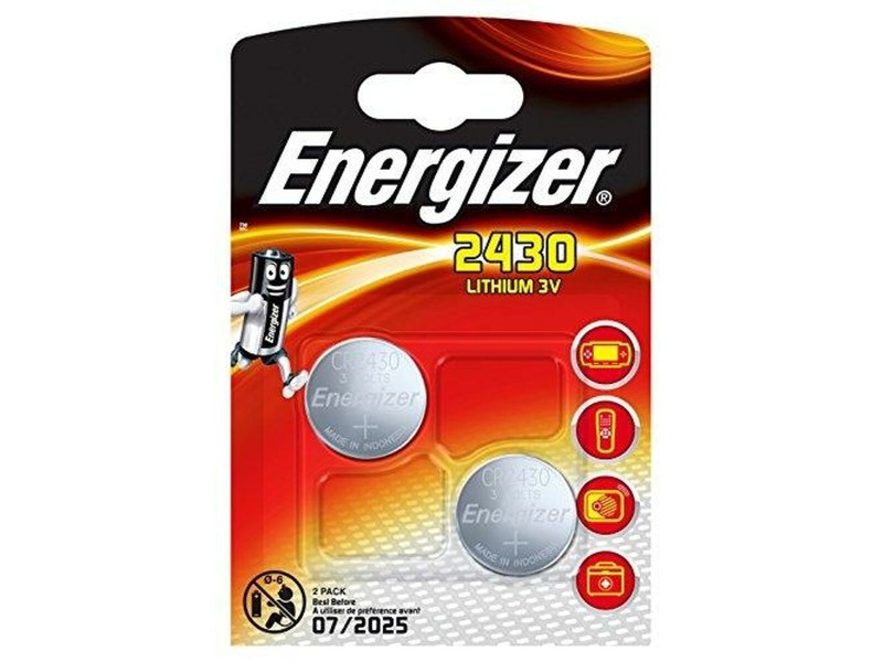 Литиеви кръгли батерии Energizer 3 V CR2430 (10 броя) NaN –  BB Батерии