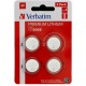 Литиеви кръгли батерии Verbatim 3 V CR2025 4 Части (20 броя) NaN –  BB Батерии