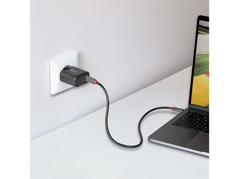 Зарядно за стена LINDY 73438 Черен 65 W NaN –  BB Мрежови зарядни