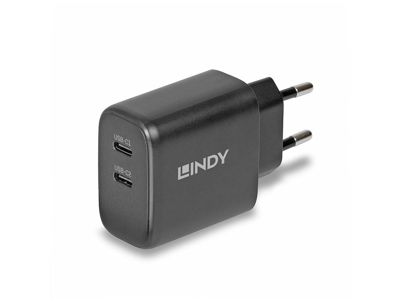 Зарядно за стена LINDY 73438 Черен 65 W NaN –  BB Мрежови зарядни