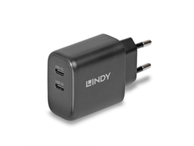 Зарядно за стена LINDY 73438 Черен 65 W NaN –  BB Мрежови зарядни