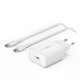 Зарядно за стена + USB-C кабел Belkin Бял 25 W (6 броя) NaN –  BB Мрежови зарядни