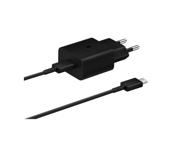 Зарядно за стена Samsung EP-T1510XBEGEU Бял Черен 15 W 25 W NaN –  BB Мрежови зарядни