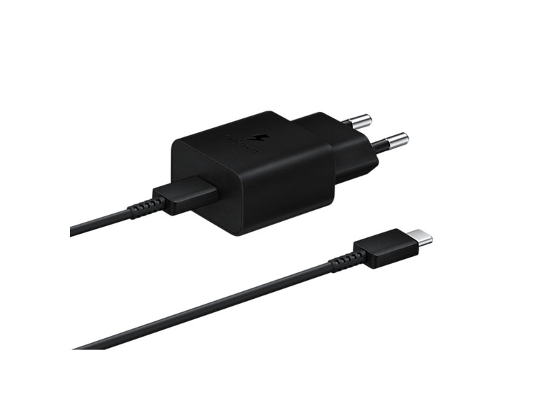 Зарядно за стена Samsung EP-T1510XBEGEU Бял Черен 15 W 25 W NaN –  BB Мрежови зарядни