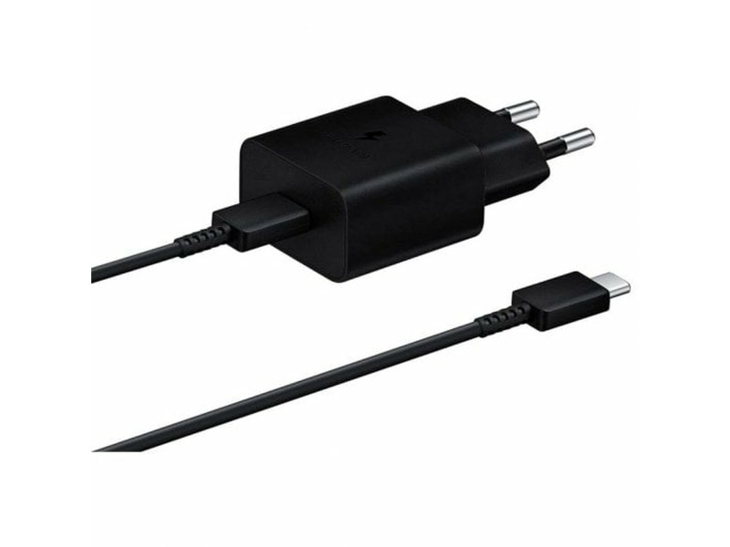 Зарядно за стена Samsung EP-T1510XBEGEU Бял Черен 15 W 25 W NaN –  BB Мрежови зарядни