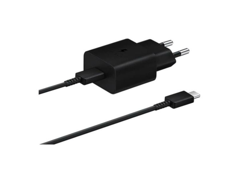 Зарядно за стена Samsung EP-T1510XBEGEU Бял Черен 15 W 25 W NaN –  BB Мрежови зарядни