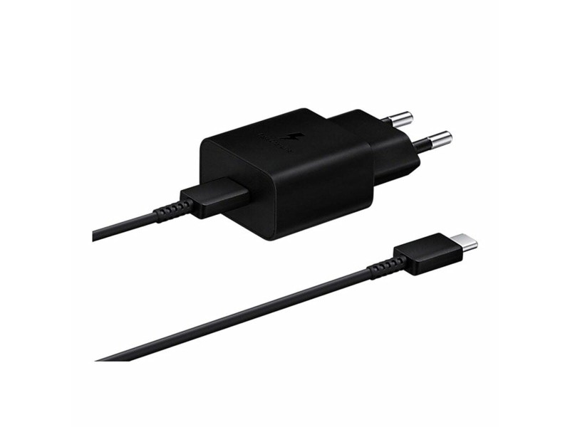 Зарядно за стена Samsung EP-T1510XBEGEU Бял Черен 15 W 25 W NaN –  BB Мрежови зарядни
