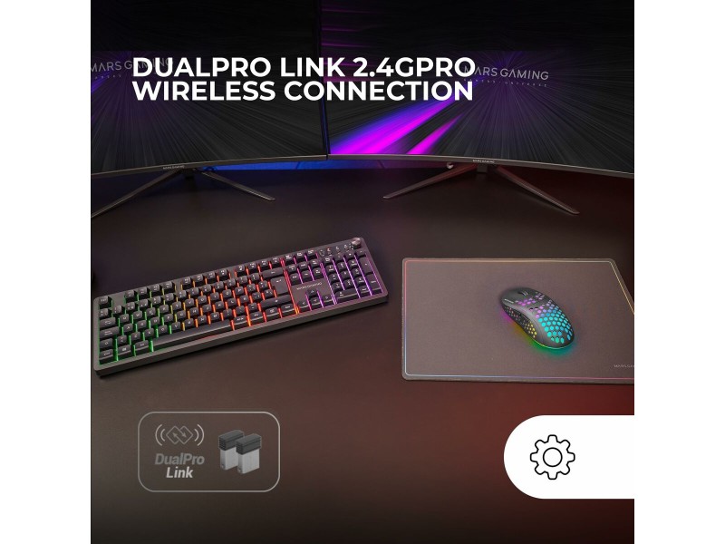 Опаковка на игра Mars Gaming MCPWXES NaN –  BB Пакети с клавиатура и мишка за геймъри