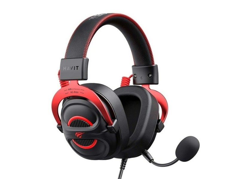 Слушалки за игра с микрофон Havit H2002E Pro Черен Червен NaN –  BB Слушалки