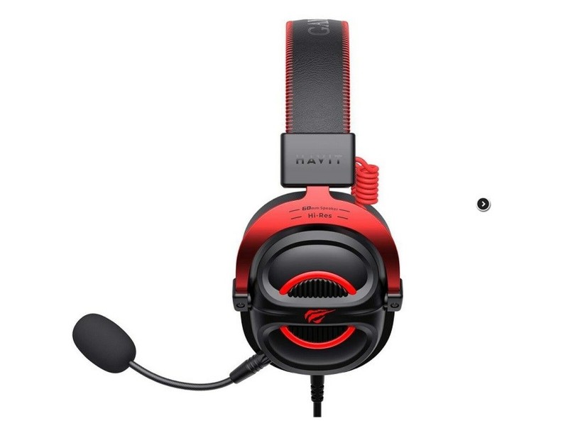 Слушалки за игра с микрофон Havit H2002E Pro Черен Червен NaN –  BB Слушалки