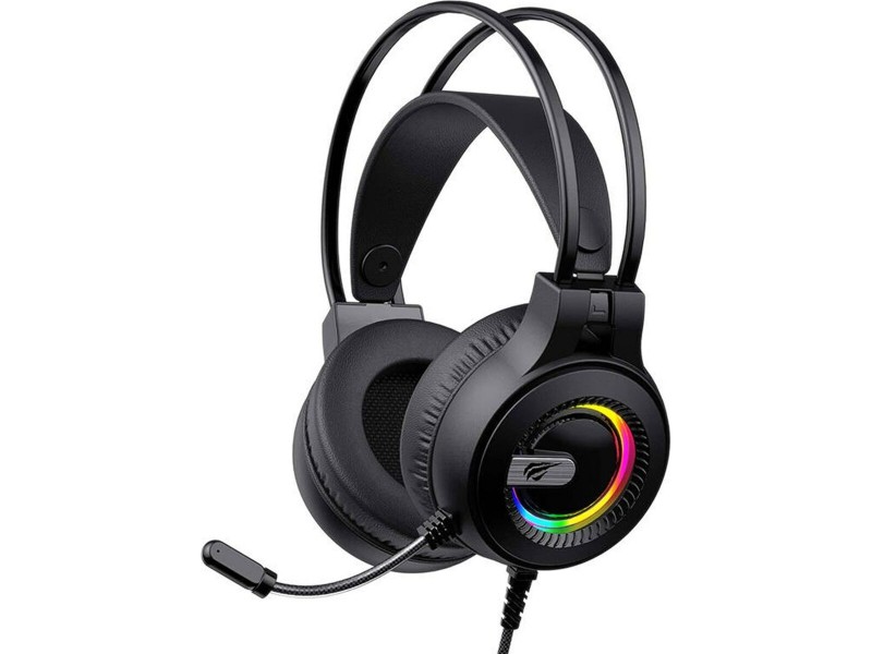 Слушалки за игра с микрофон Havit H2040d Черен Многоцветен Слушалки за игра с микрофон Havit H2040d Черен Многоцветен NaN – BB Слушалки