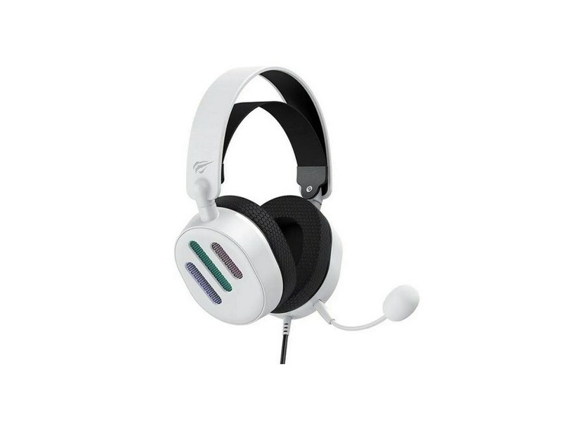 Слушалки за игра с микрофон Havit H2038U Бял Черен NaN –  BB Слушалки