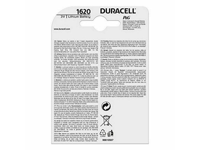 Литиево-клетъчна батерия DURACELL 3V (10 броя) NaN –  BB Батерии