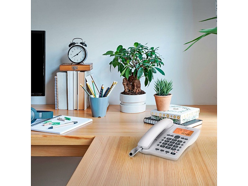 Стационарен телефон SPC Internet 3612B Бял NaN –  BB Аналогови телефони