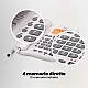 Стационарен телефон SPC Internet 3612B Бял NaN –  BB Аналогови телефони