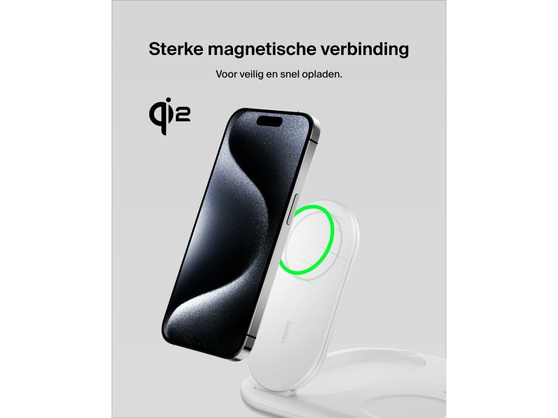 Безжично зарядно Belkin WIZ029VFWH NaN –  BB Индукционни зарядни устройства