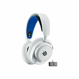 Слушалки с микрофон SteelSeries Arctis Nova 7P Бял