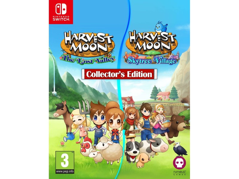Видео игра за Switch Just For Games Harvest Moon: The Lost Valley & Skytree Village CollectorS NaN –  BB Комплекти