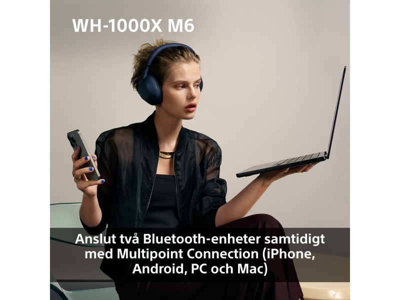 Блутут слушалки Sony WH1000XM6S.CE7 Черен Сив NaN –  BB Слушалки