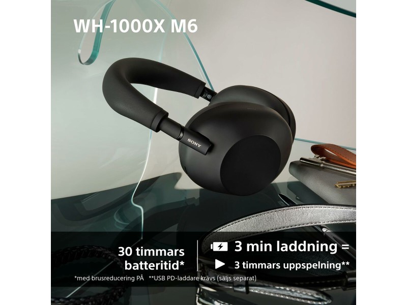 Блутут слушалки Sony WH1000XM6L.CE7 Син Черен Midnight Blue NaN –  BB Слушалки